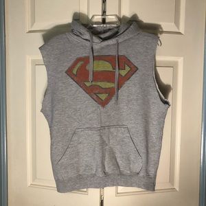 Superman Short Sleeve Hoodie